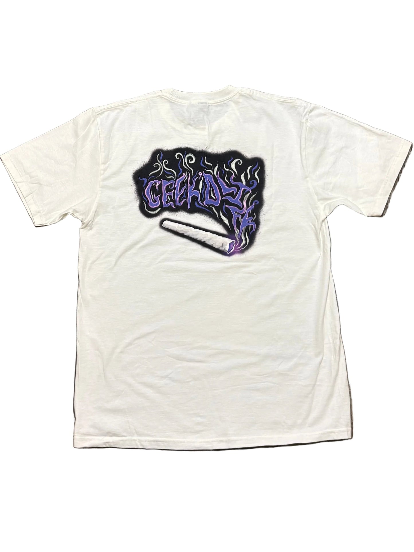White Geek'd "Smokeback" T-shirt