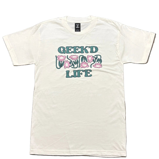 White Geekd "Flower" T-shirt